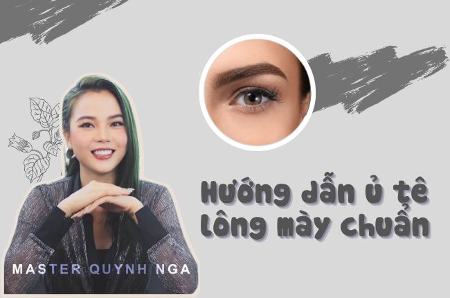 Hướng Dẫn Cách Ủ Tê Lông Mày Chuẩn Cho Phun & Tạo Sợi