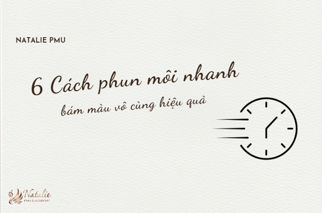 6 Cách phun môi nhanh bám màu vô cùng hiệu quả