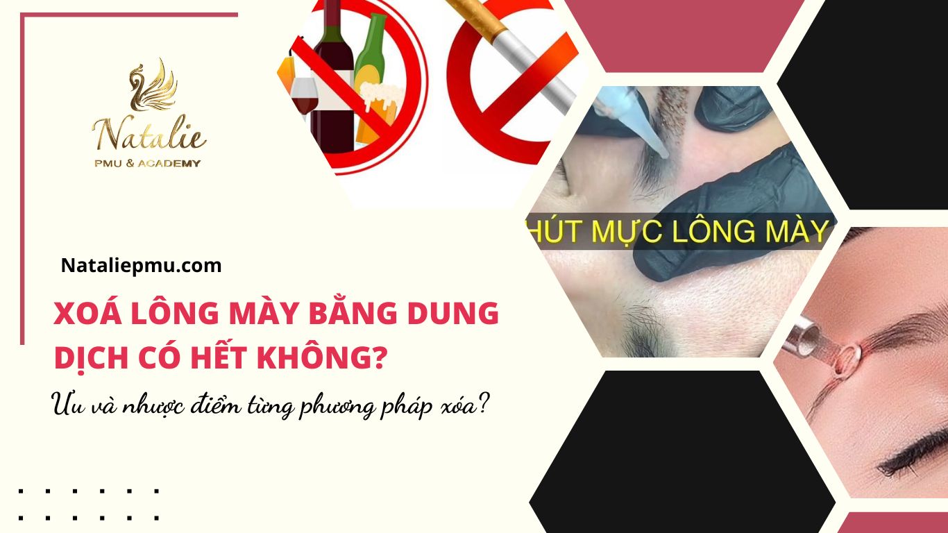 Xoá Lông Mày Bằng Dung Dịch Có Hết Không?