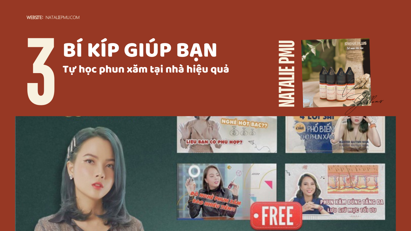 3 Bí Kíp Giúp Bạn Tự Học Phun Xăm Tại Nhà Hiệu Quả?